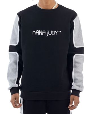 nANA jUDY - Men's Lincoln Regular-Fit Colorblocked Embroidered Logo Sweatshirt
