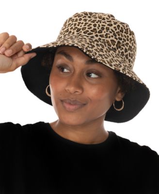 Jenni - Reversible Leopard Bucket Hat