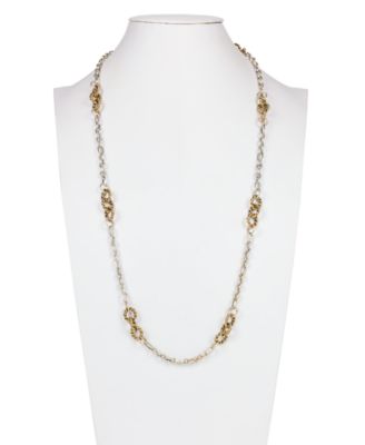 Rope Ring Station Necklace