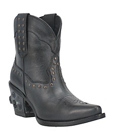 Women's Trick R Treat Leather Narrow Calf Boots