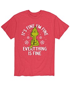 Men's Dr. Seuss The Grinch It's Fine T-shirt