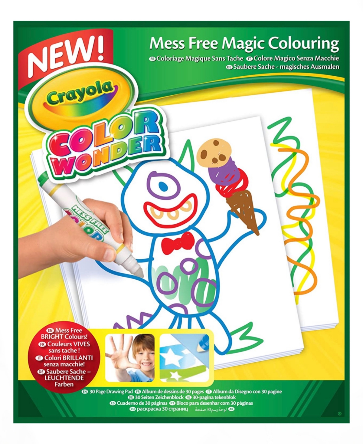 Crayola- Color Wonder Re-fill Pages 30ct - White