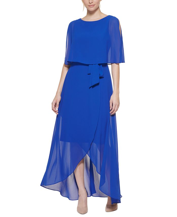 Jessica Howard Tulip-Hem Popover Dress - Macy's