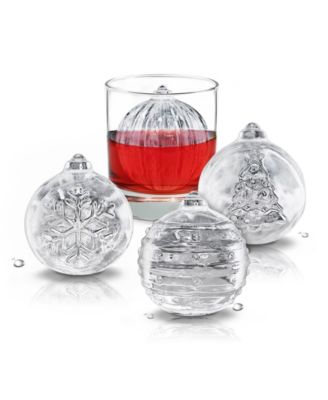 Christmas Ornament Ice Molds Set, 4 Piece