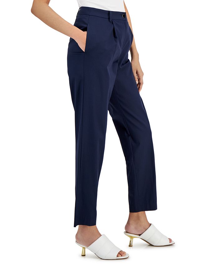Alfani Petite Pleated TaperedLeg Pants, Created for Macy's & Reviews