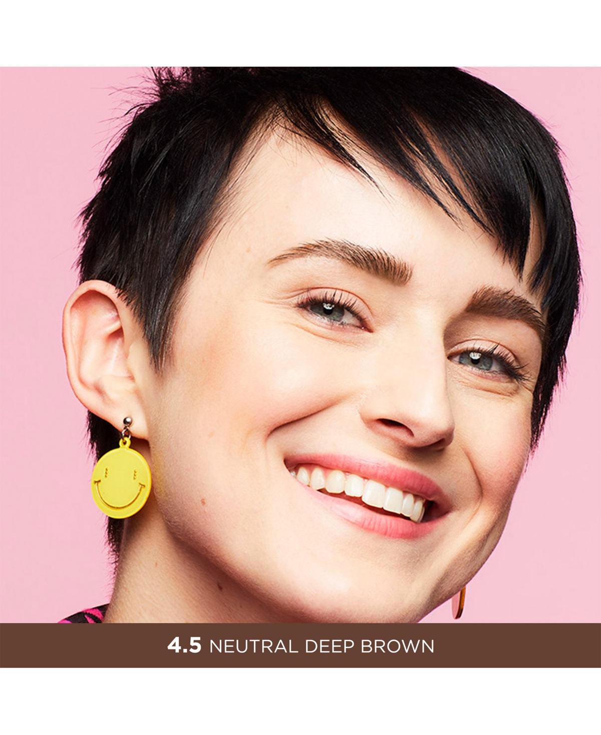 Benefit Cosmetics Gimme Brow+ Tinted Volumizing Eyebrow Gel Mini - Shade 4.5 - Medium (Neutral Deep Brown)