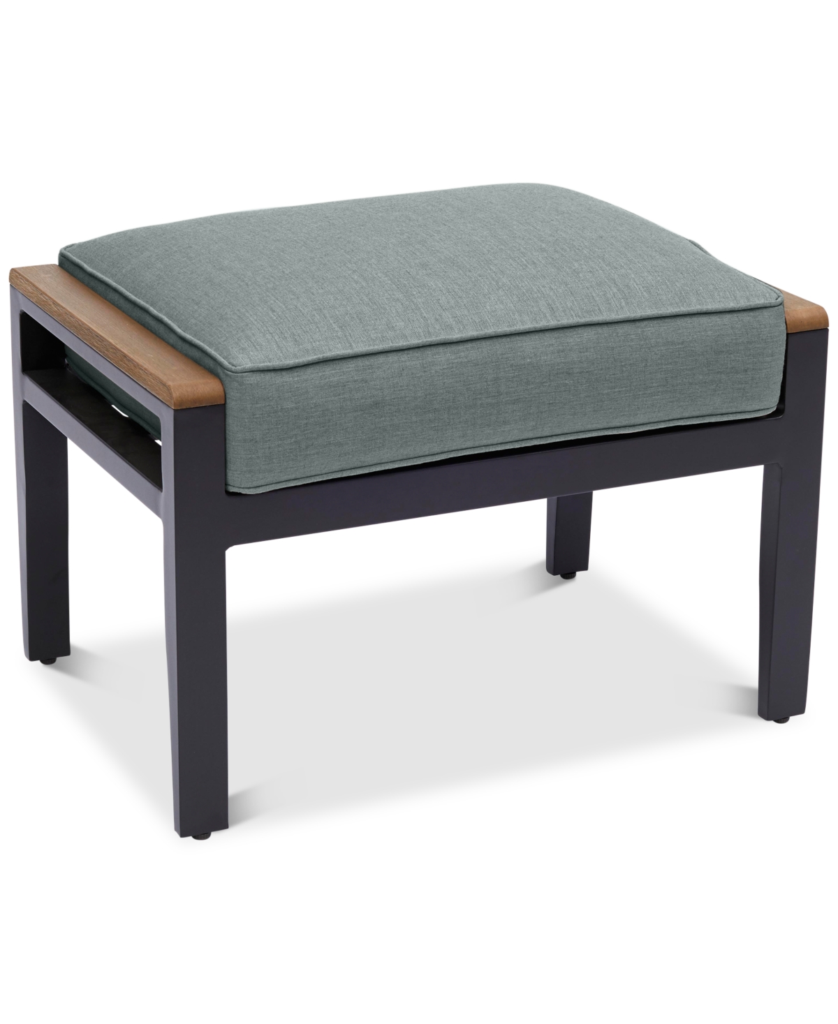 10404140 Stockholm Outdoor Ottoman with Outdoor Cushion, Cr sku 10404140