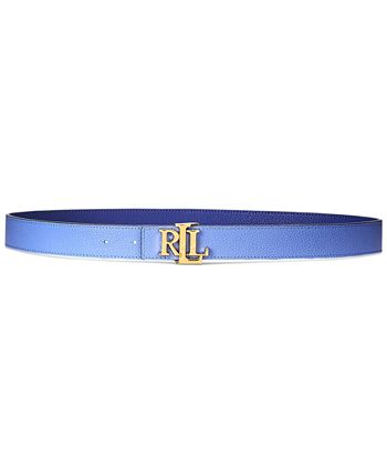 Lauren Ralph Lauren Reversible Logo Leather Belt Macy s