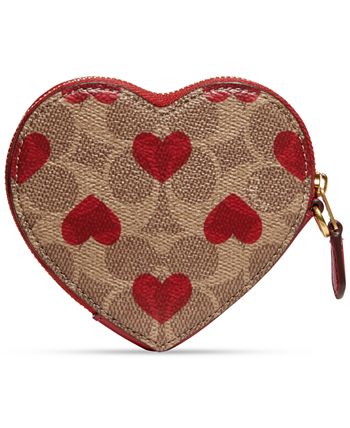 4 DIFFERENT WAYS to USE the Coach HEART Coin Case With Heart Print, WHAT  FITS INSIDE