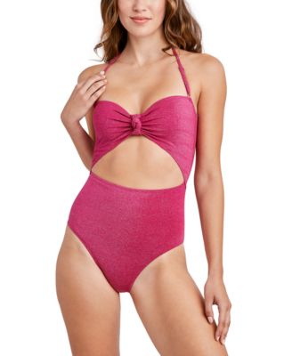 BCBGeneration - Startdust Keyhole One-Piece Swimsuit