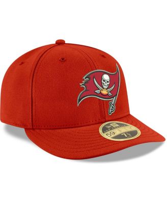 Men's Red Tampa Bay Buccaneers Omaha Low Profile 59FIFTY Fitted Team Hat