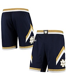 Men's Navy Notre Dame Fighting Irish Replica Basketball Shorts