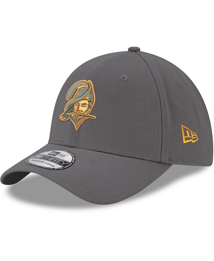 New Era Men's Graphite Tampa Bay Buccaneers Throwback Storm