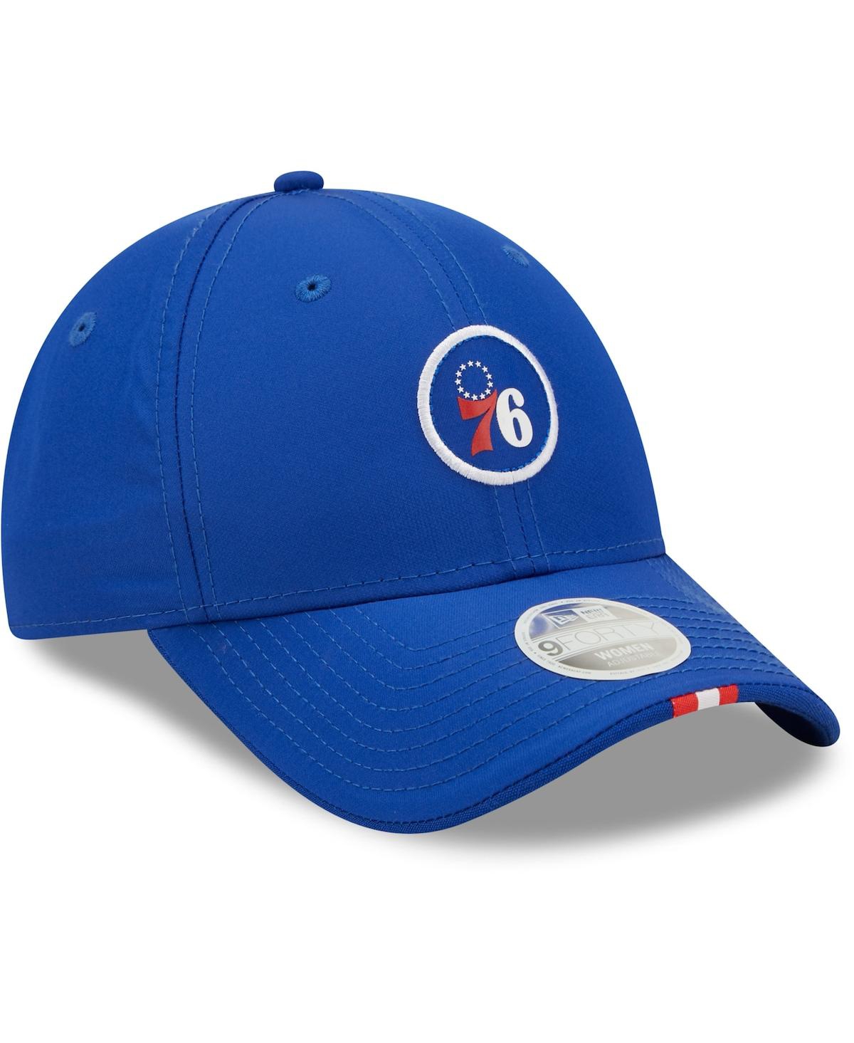 Women'sPhiladelphia 76ers Sleek 9FORTY Adjustable Hat - Royal