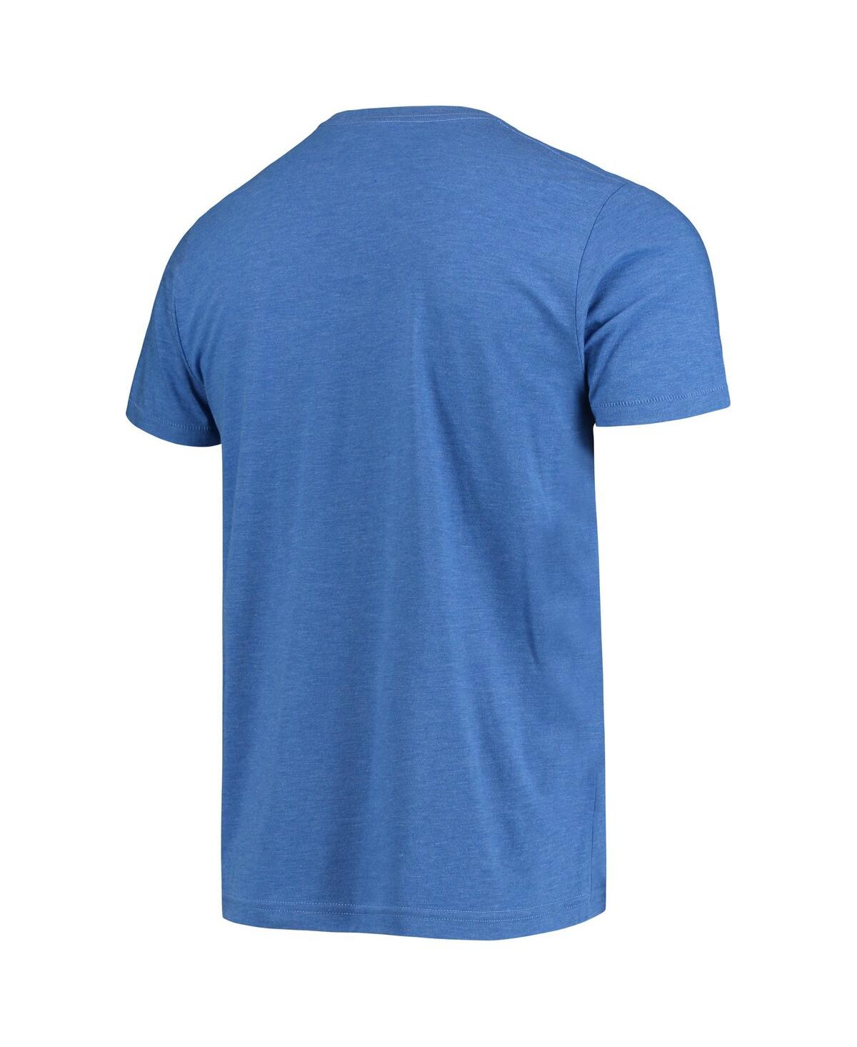 Shop Homage Men's Kawhi Leonard Royal La Clippers Comic Book Player Tri-blend T-shirt