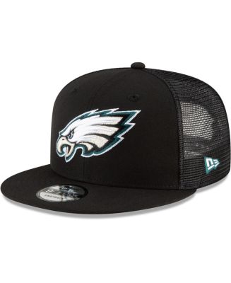 New Era Men's Black Philadelphia Eagles Shade Trucker 9FIFTY Snapback ...