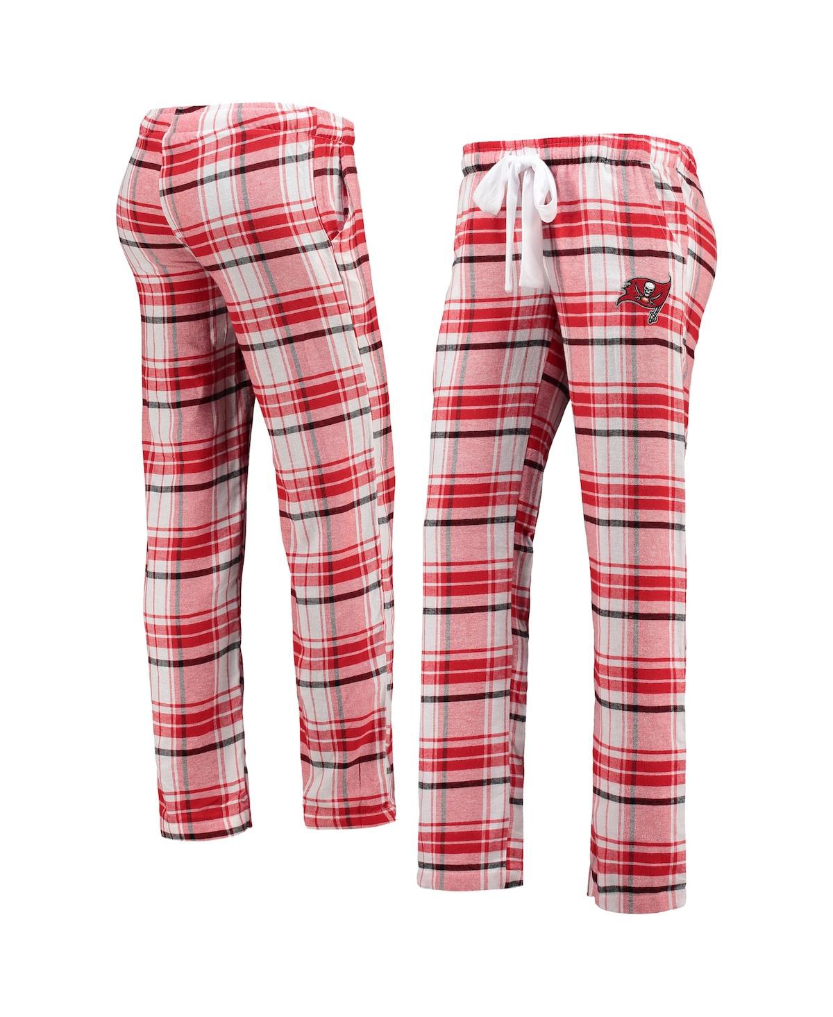 Shop Concepts Sport Women's Red, Black Tampa Bay Buccaneers Accolade Flannel Pants In Red,black