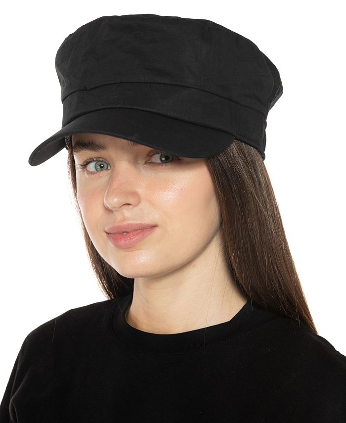 Satisfied shopping JENNI Cotton GinghamLined Military Hat Created for