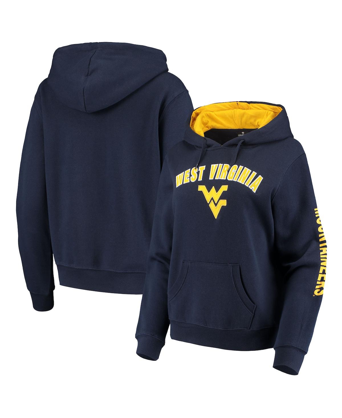 Women'sWest Virginia Mountaineers Loud and Proud Pullover Hoodie - Navy