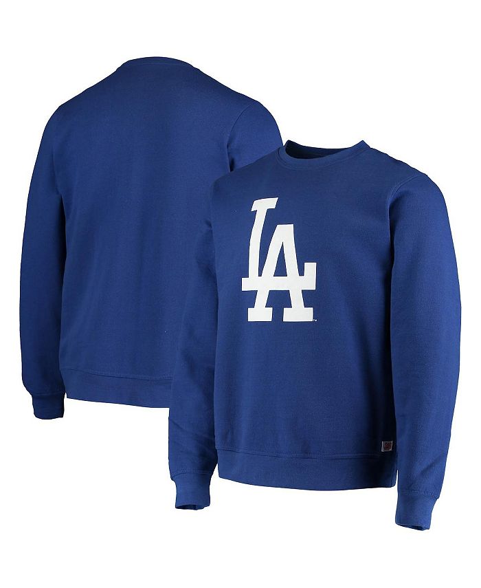 Stitches Men's Royal Los Angeles Dodgers Logo Sweatshirt - Macy's
