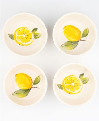 Thirstystone Lemon Gelato Bowls, Set of 4 - Macy's