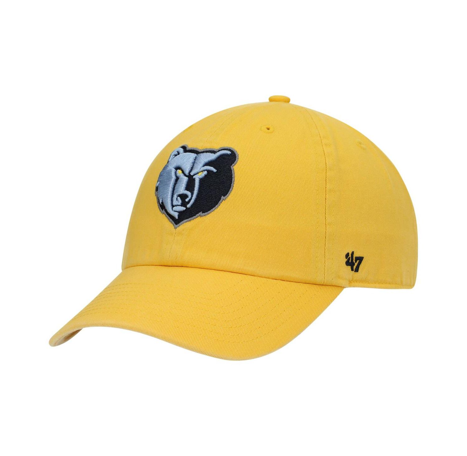 Men's Gold Memphis Grizzlies Team Clean Up Adjustable Hat
