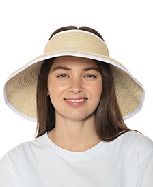 Solid-Trim Roll-Up Visor, Created for Macy's