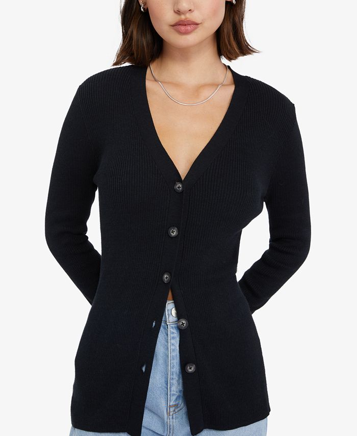 Sanctuary Off Duty Ribbed Cardigan Macy's