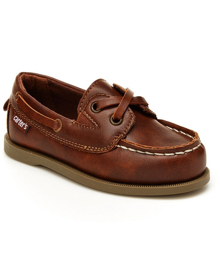 Carter's Toddler Boys Bauk Faux Leather Casual Boat Shoes - Macy's