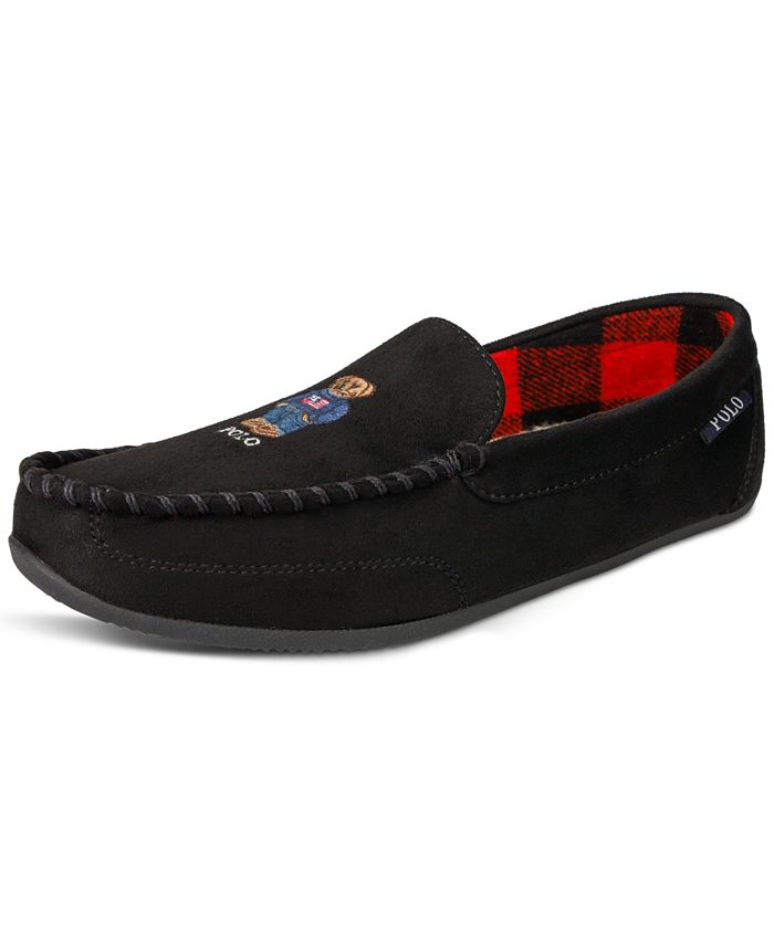 Credential mus eller rotte At interagere Polo Ralph Lauren Men's Declan Polo Bear Slippers - Macy's