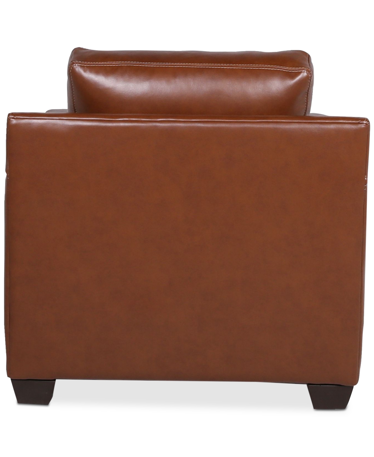 Emilyn Leather Topstitched Armchair