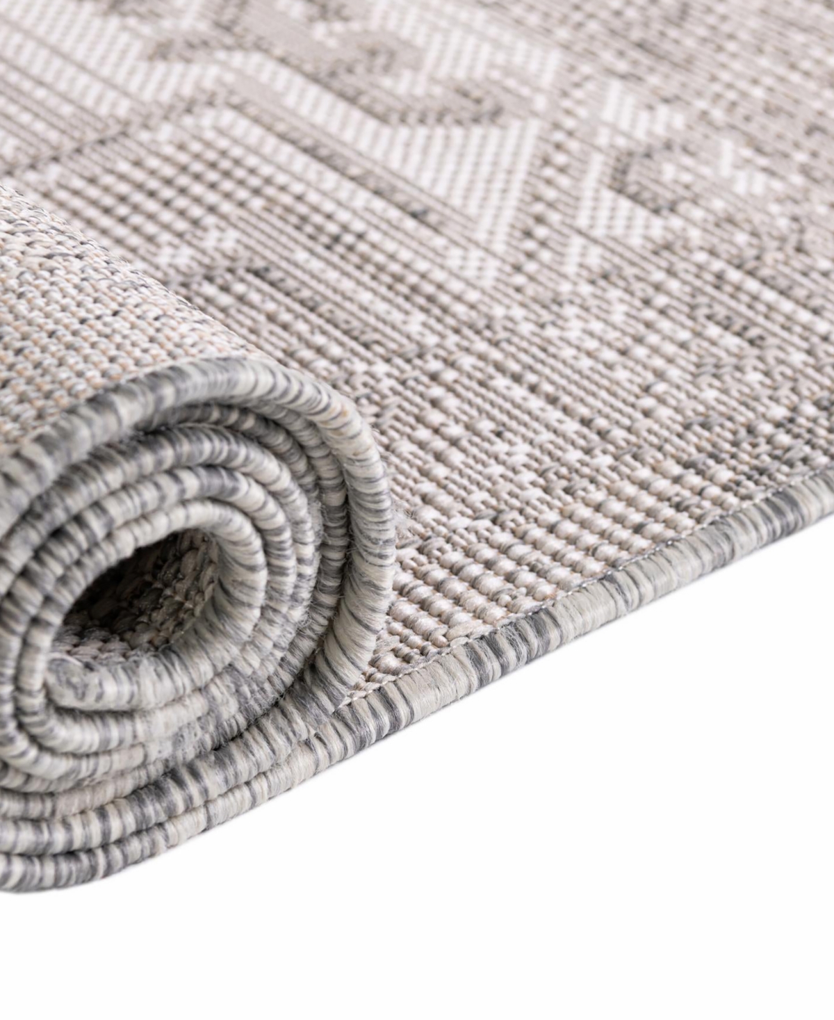 Bayshore Home Outdoor Empire Coba 10' Area Rug - Silver-Tone