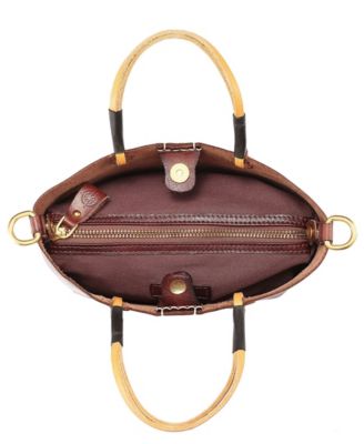 Women's Genuine Leather Outwest Mini Tote Bag