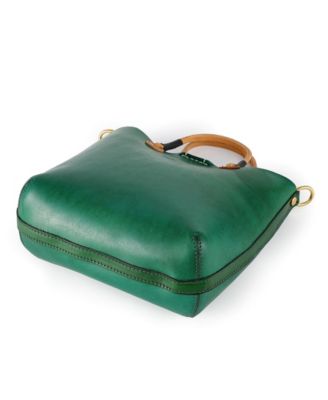 Women's Genuine Leather Outwest Mini Tote Bag