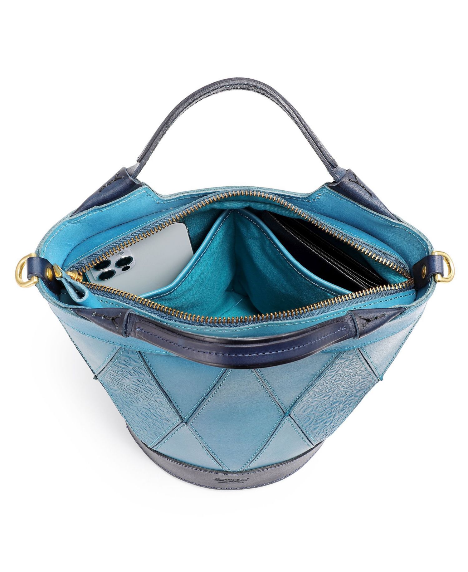 Primrose Mini Leather Crossbody Tote Bag