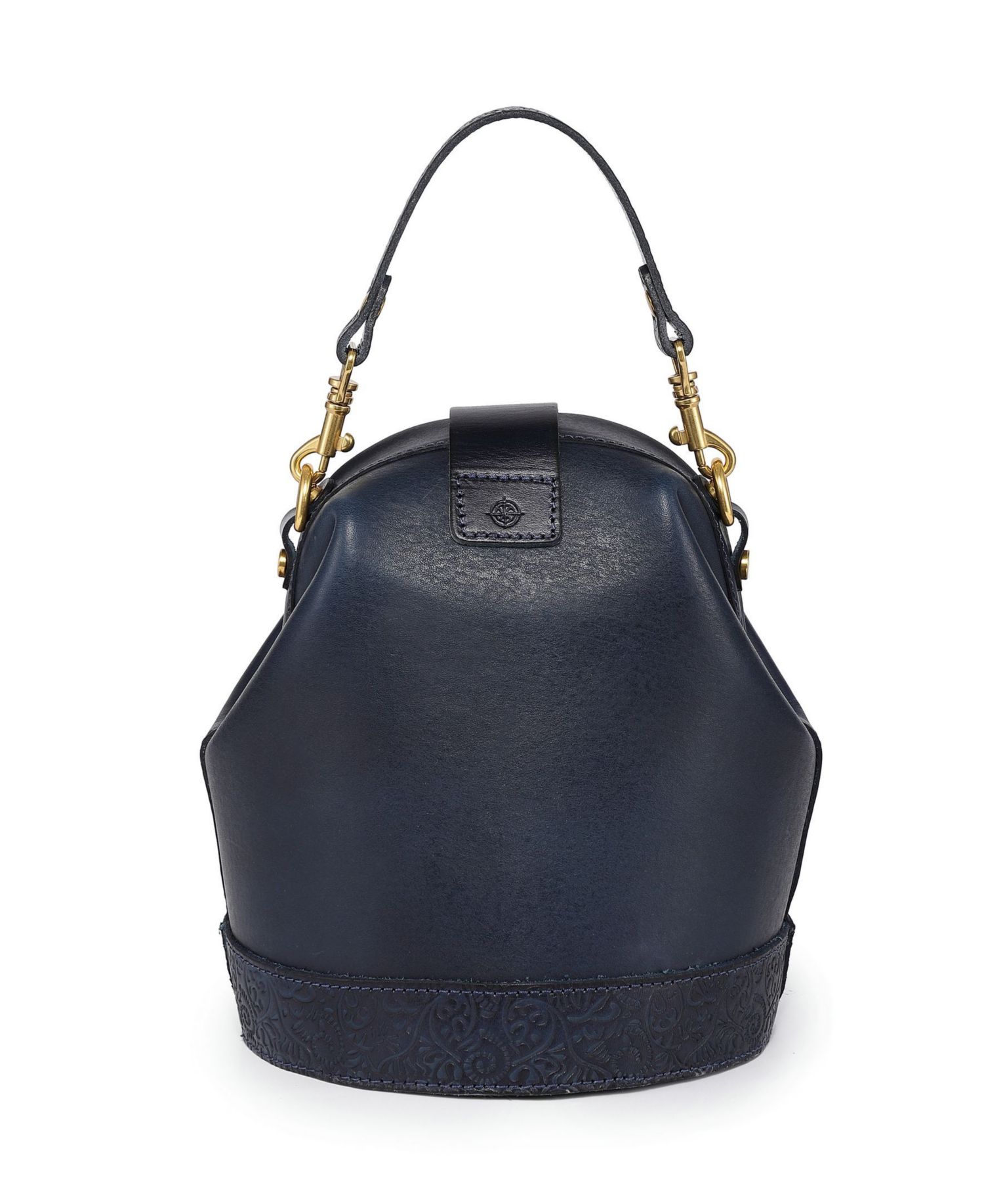 Doctor Mini Leather Bucket Crossbody Bag