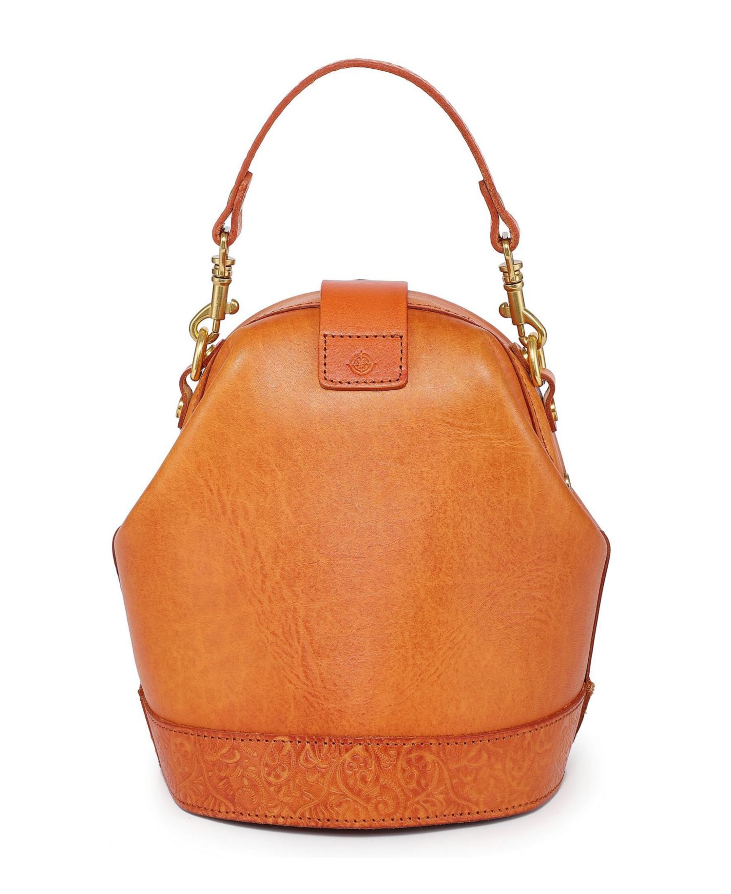 Doctor Mini Leather Bucket Crossbody Bag
