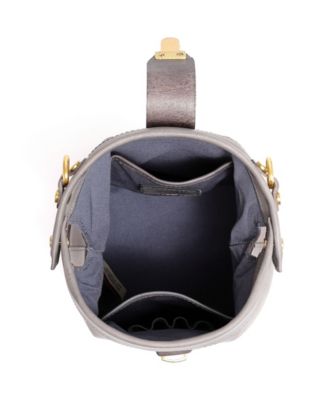 Doctor Mini Leather Bucket Crossbody Bag