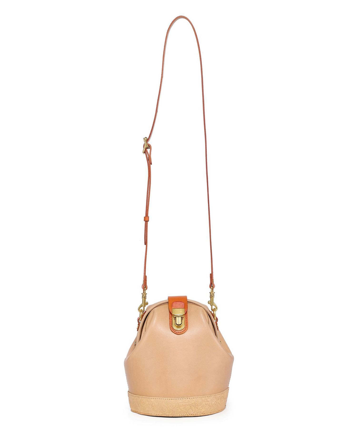 Doctor Mini Leather Bucket Crossbody Bag