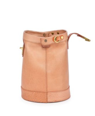 Women's Genuine Leather Doctor Bucket Crossbody Convertible Bag