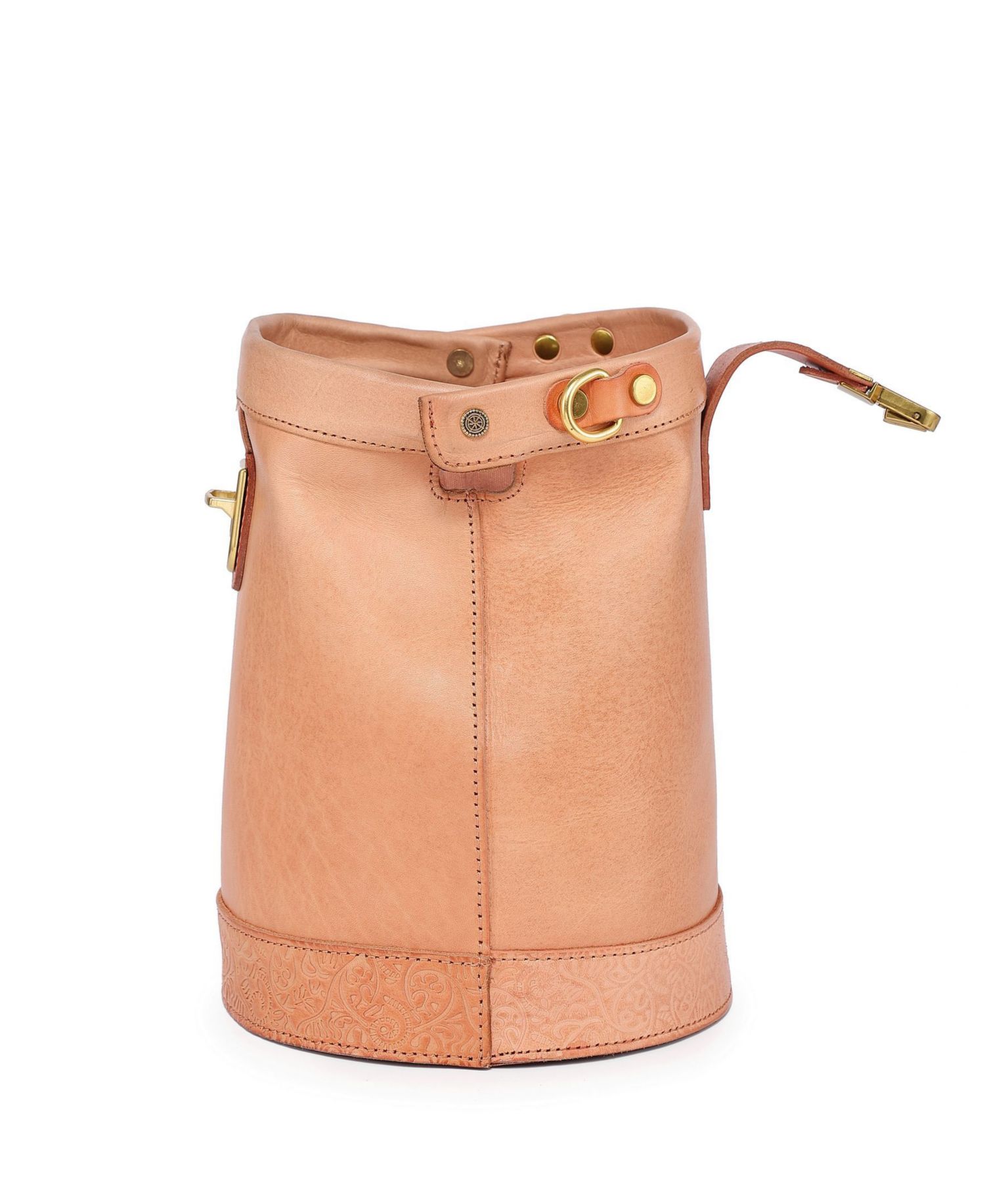 Doctor Mini Leather Bucket Crossbody Bag
