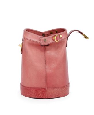 Women's Genuine Leather Doctor Bucket Crossbody Convertible Bag