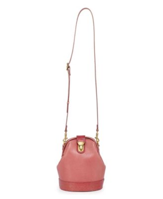 Women's Genuine Leather Doctor Bucket Crossbody Convertible Bag