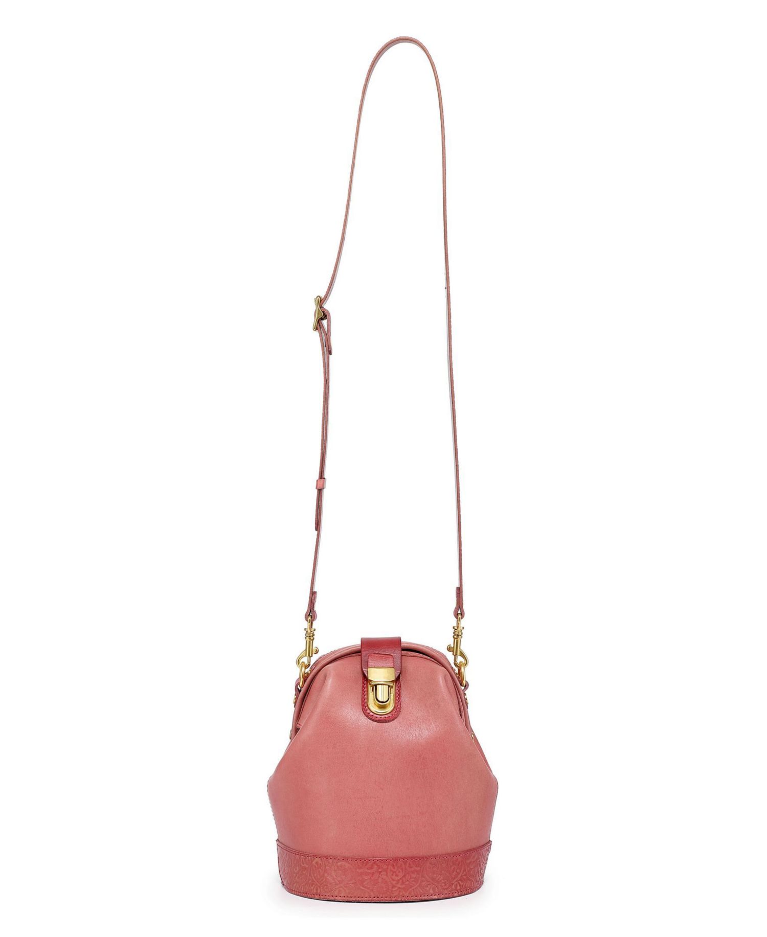 Doctor Mini Leather Bucket Crossbody Bag