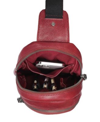 Women's Genuine Leather Sun-Wing Sling Bag