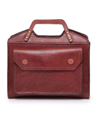 Women's Genuine Leather Basswood Mini Tote Bag