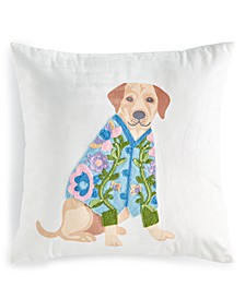 CLOSEOUT! Sweater Dog Decorative Pillow, Created for Macy's