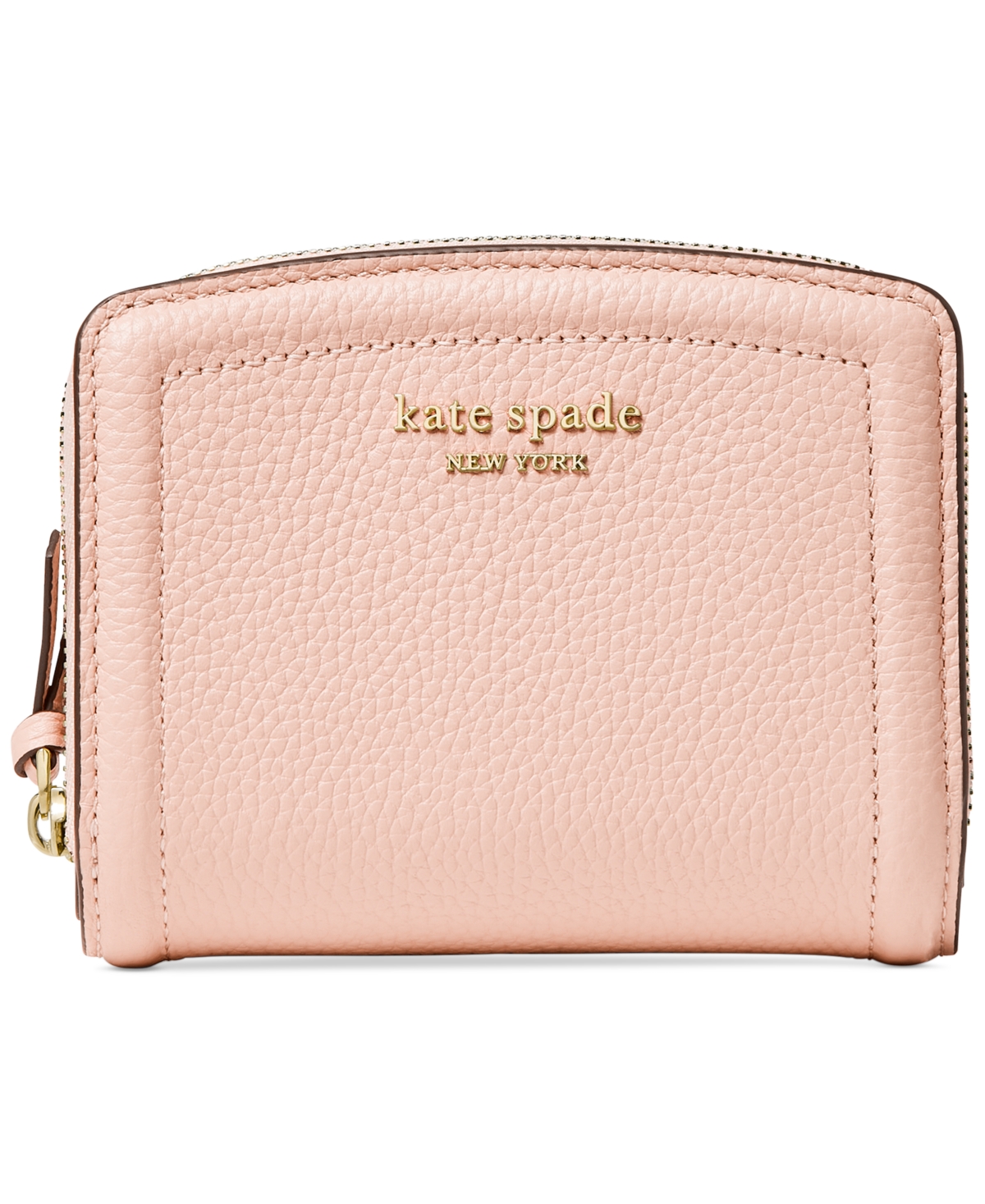 Kate Spade New York Knott Small Leather Compact Wallet In Coral Gable