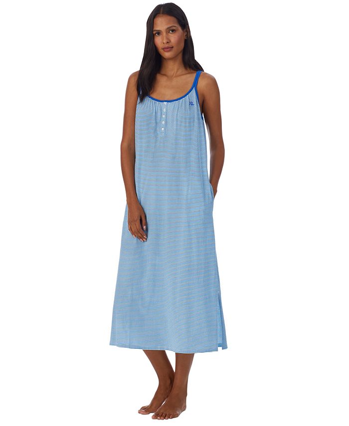 Lauren Ralph Lauren Striped Sleeveless Ballet Nightgown Macy s