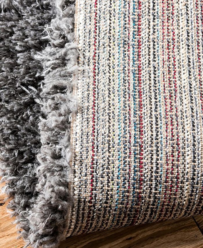 Marilyn Monroe Shag Mms001 Slate 8' x 10' Area Rug Macy's